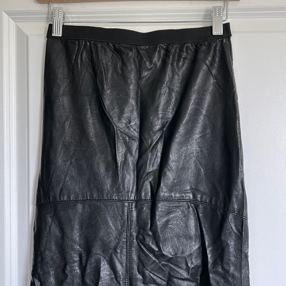 BLANK NYC LEATHER MAXI SKIRT SIZE 24 NWT - Picture 2 of 9